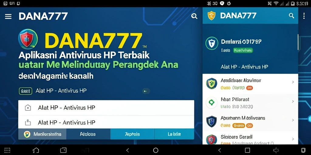 Menampilkan antarmuka pengguna DANA777 yang ramah dan mudah digunakan.