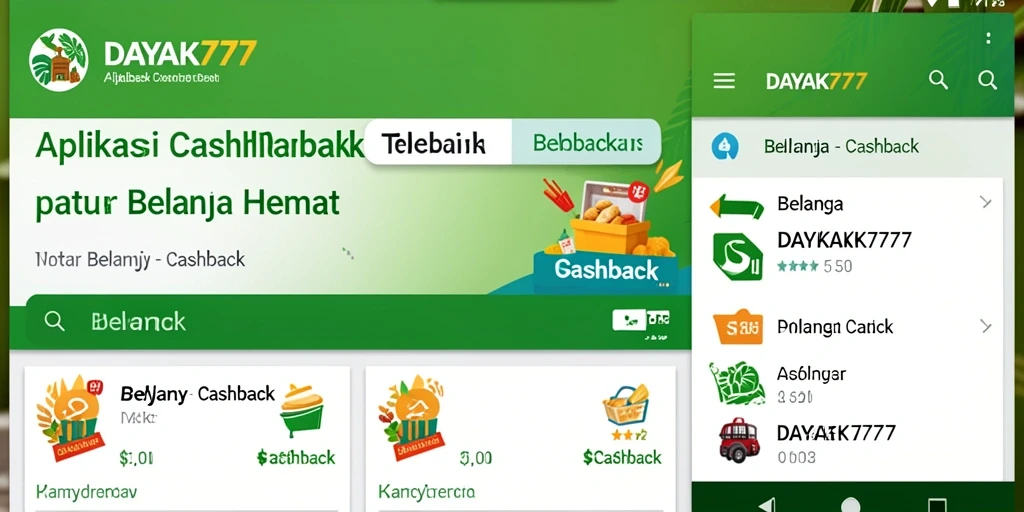 Antarmuka pengguna DAYAK777 yang menarik dan fungsional untuk cashback.