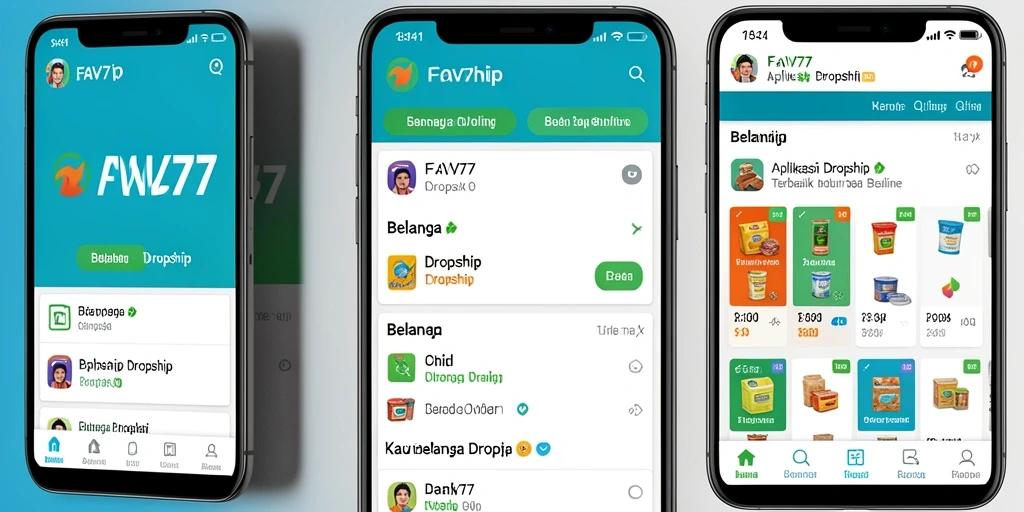 Antarmuka pengguna FAV77 yang sederhana dan fungsional.