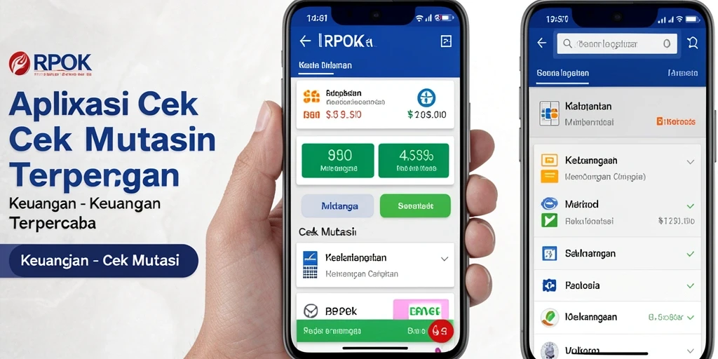 Tampilan antarmuka RPOK untuk Cek Mutasi dengan fitur lengkap.