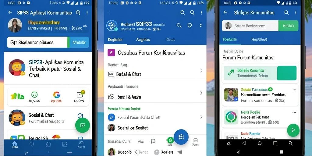 Tampilan antarmuka SIP33 yang menarik dan fungsional.
