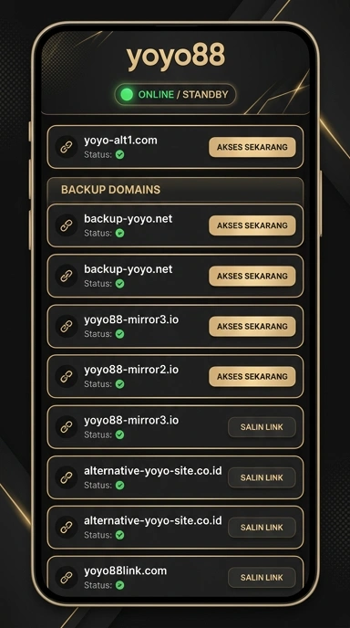 Halaman Link Alternatif yoyo88 untuk Pengguna Android