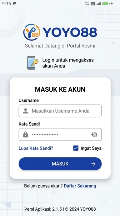 Panduan Masuk Akun yoyo88 untuk Pengguna Android